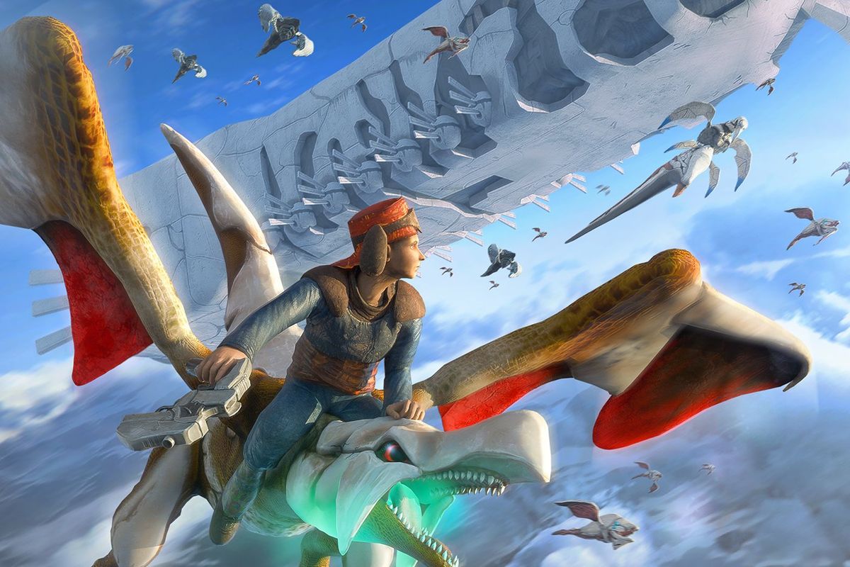 Обложка: промо-арт Panzer Dragoon II Zwei Remake