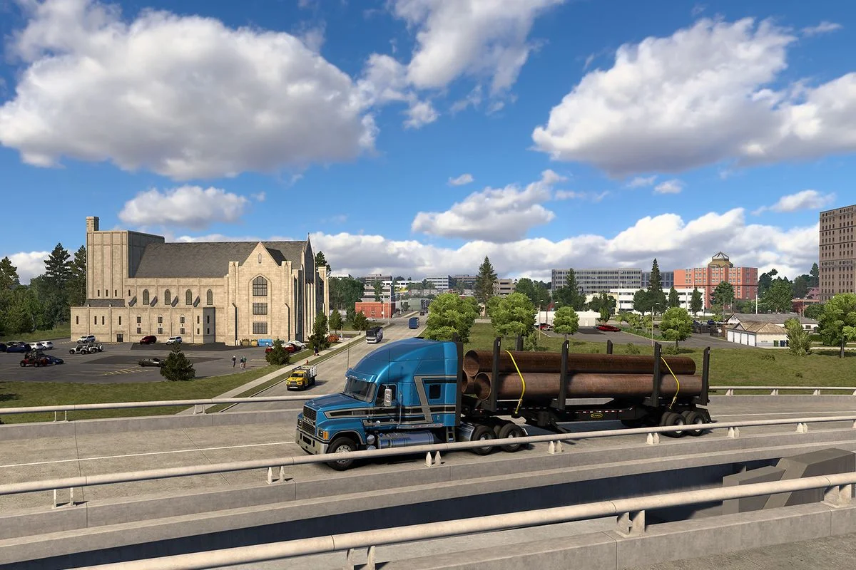 Авторы American Truck Simulator показали Молин из дополнения про Иллинойс