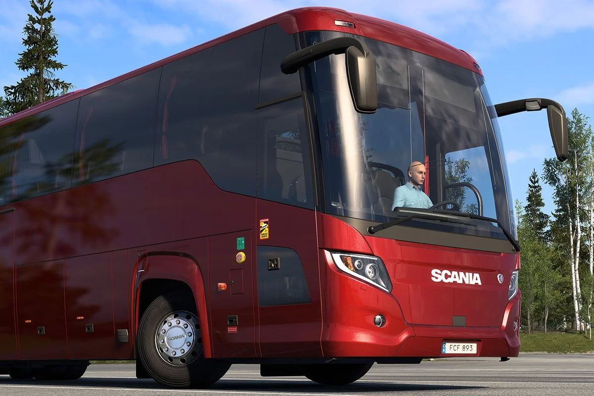 На свежих скриншотах дополнения для Euro Truck Simulator 2 показали знаковый автобус