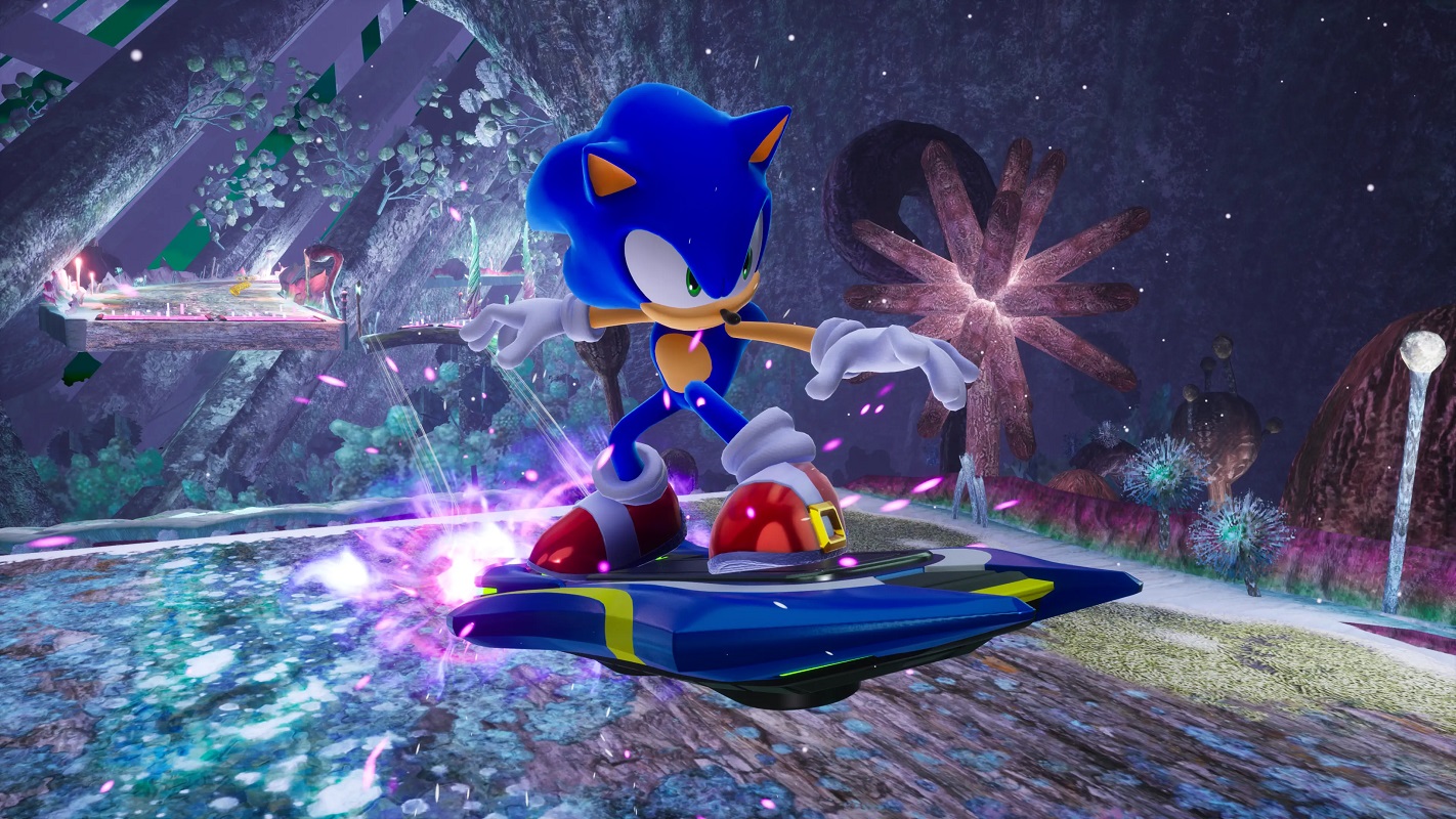 Обложка: скриншот игры Sonic Racing: CrossWorlds
