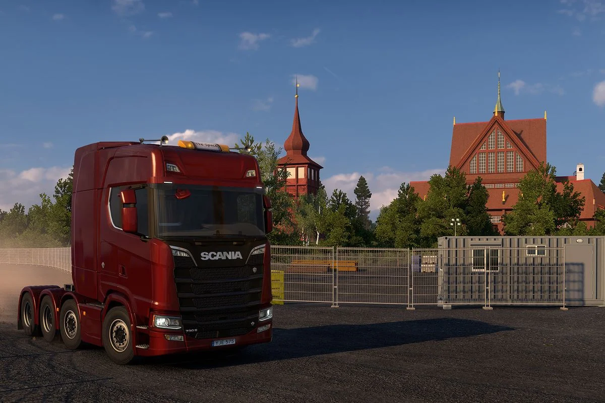 ​В Euro Truck Simulator 2 покажут «переезд» 113-летней церкви