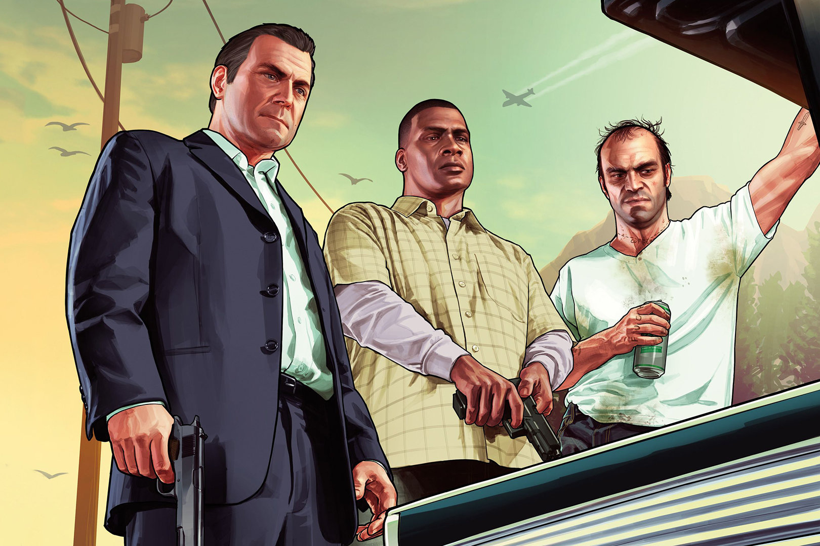 Обложка: видеоигра Grand Theft Auto V