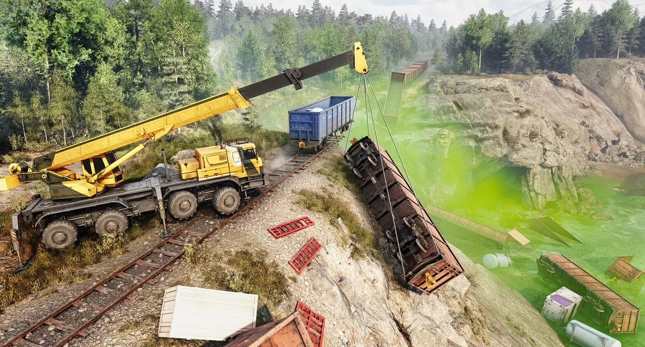 Симулятор RoadCraft получил дополнение Rebuild с новыми картами, техникой и заданиями