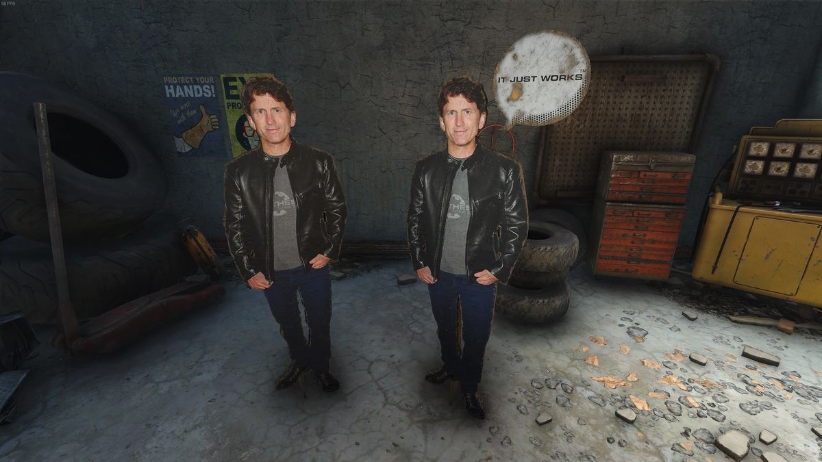 Моддер добавил в Fallout 4 неубиваемую картонную версию Тодда Говарда