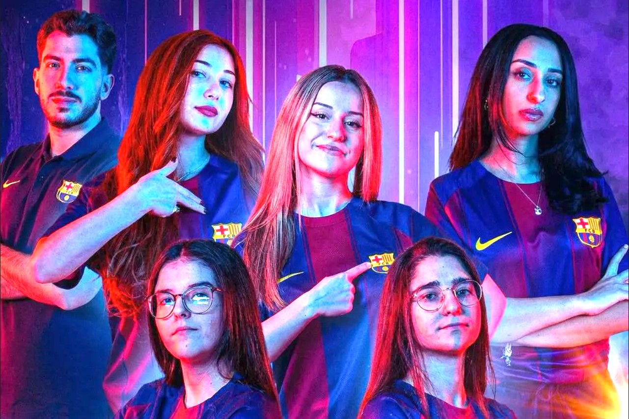 Женский состав по Valorant представил футбольный клуб «Барселона»