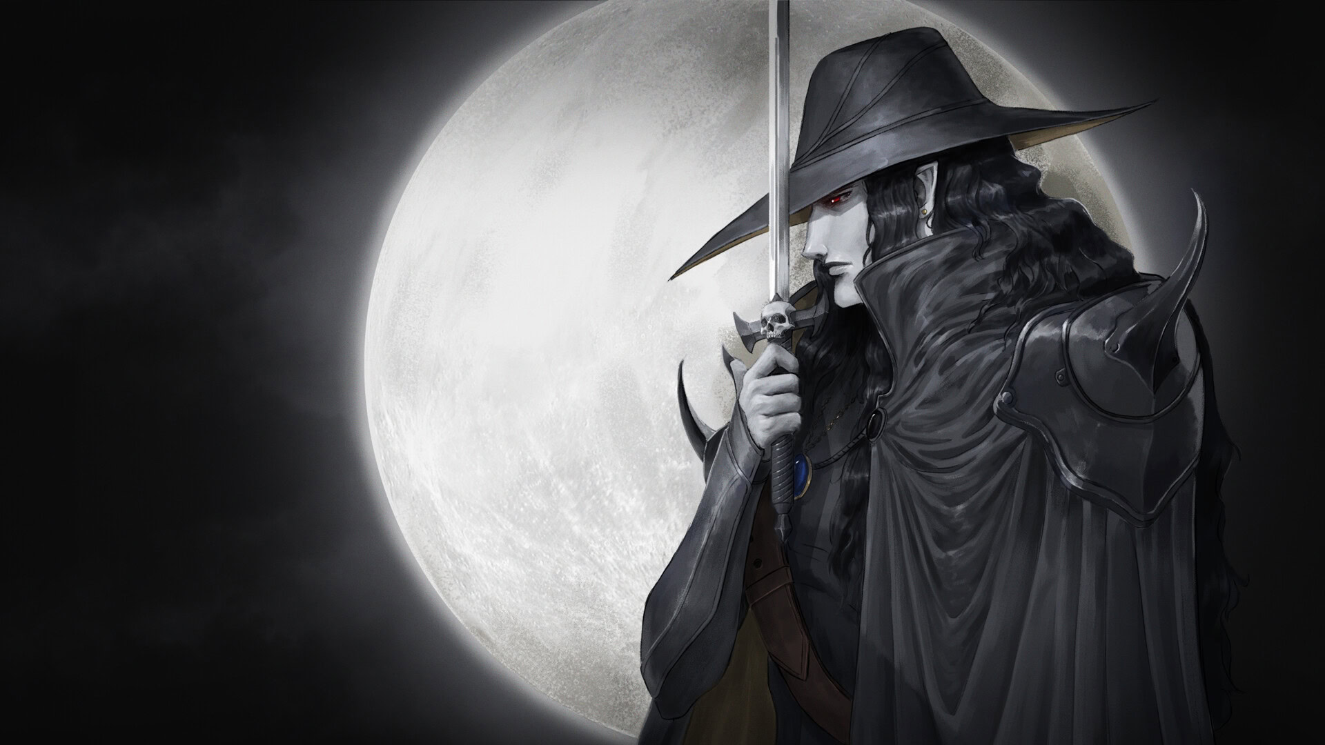 Обложка: аниме Vampire Hunter D, автор - Pedro Henrique (Lagarok)