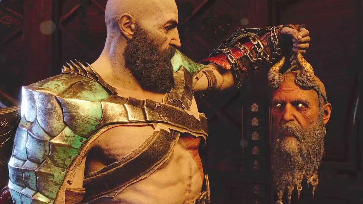 Обложка: скриншот God of War Ragnarok