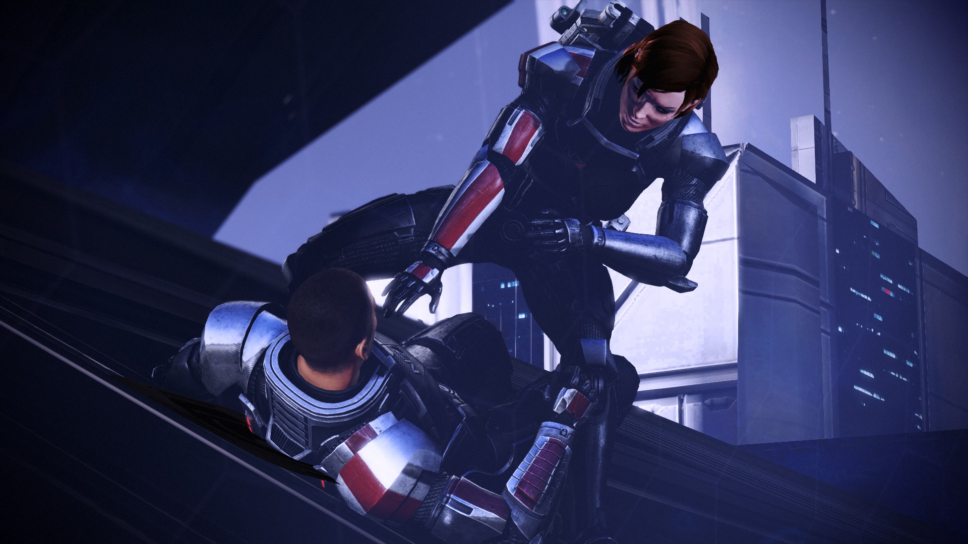Обложка: скриншот игры Mass Effect 3/мод Exkywor