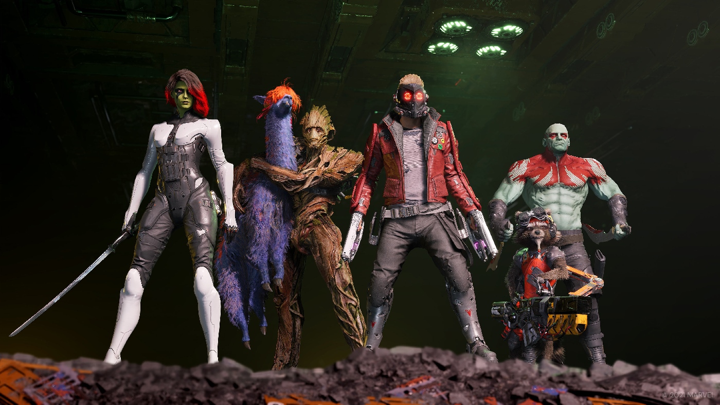 Создатели Marvelʼs Guardians of the Galaxy показали арт к пятилетию игры и напомнили о скором релизе на Nintendo Switch 2