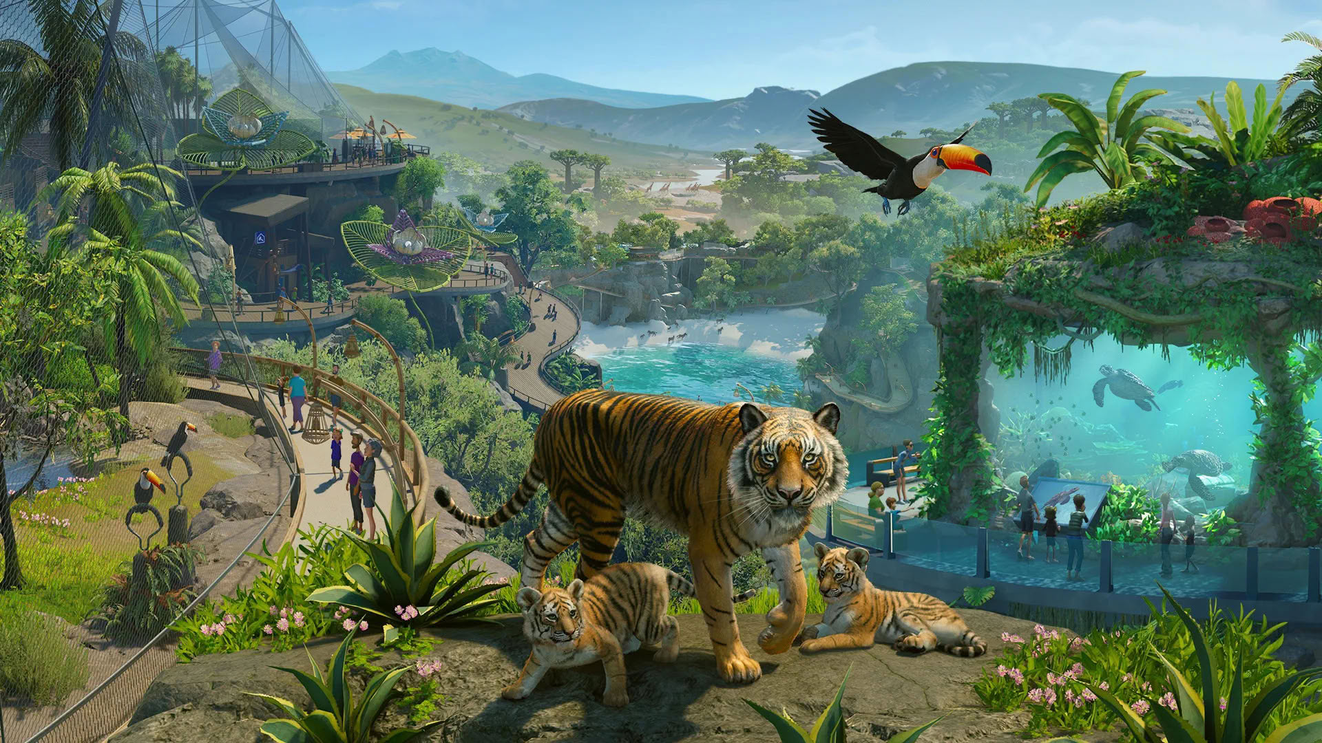 Обложка: видеоигра Planet Zoo 2