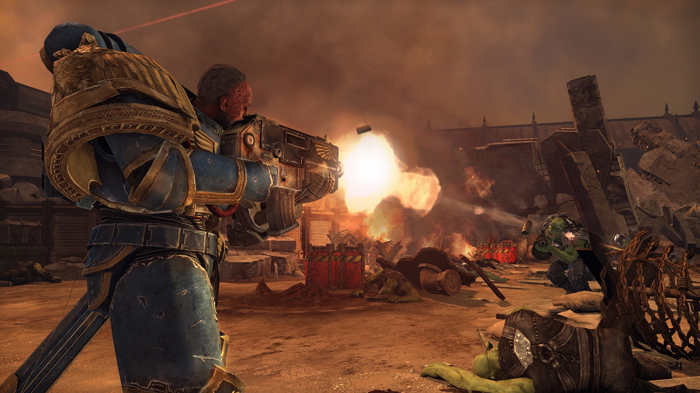 Обложка: скриншот игры Warhammer 40,000: Space Marine — Master Crafted Edition