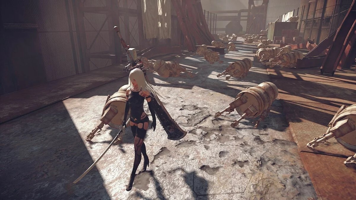 Скриншот игры Nier: Automata/Источник: 	Platinum Games