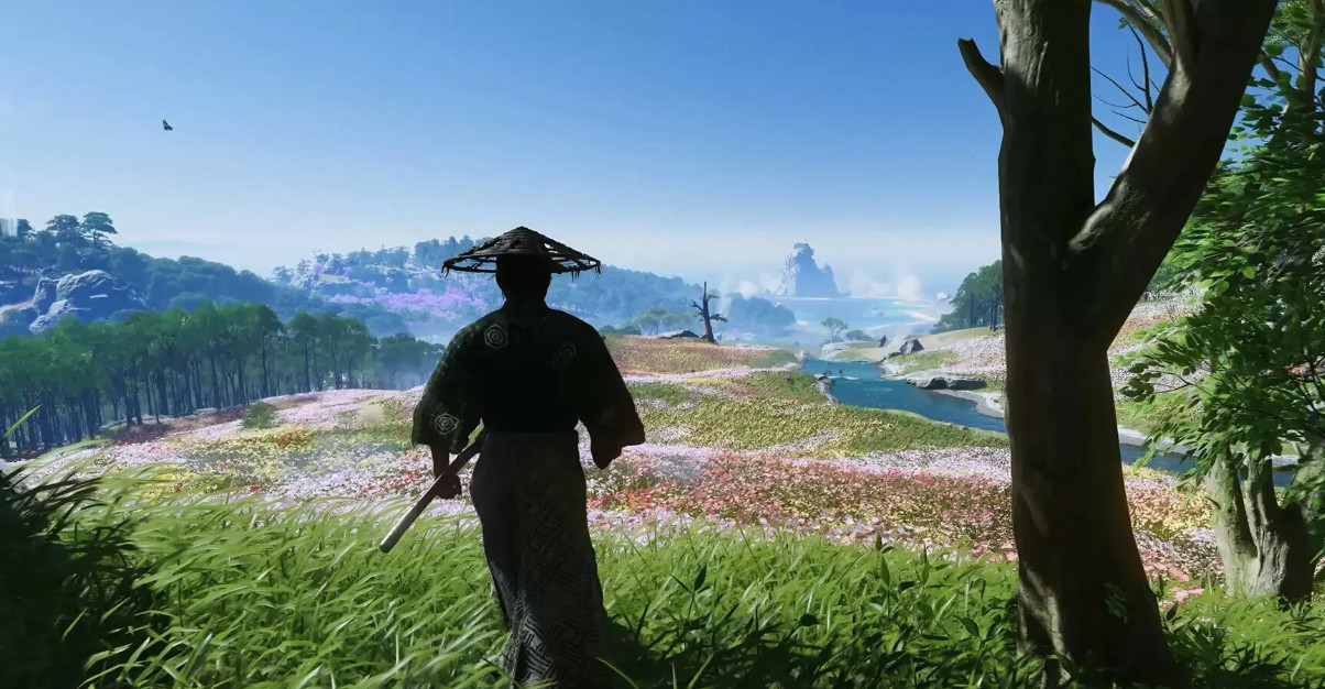 Обложка: скриншот Ghost of Tsushima