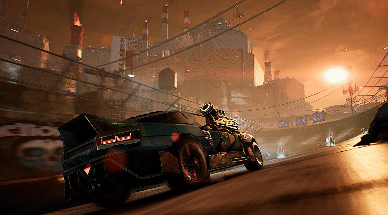 Обложка: скриншот Carmageddon: Rogue Shift