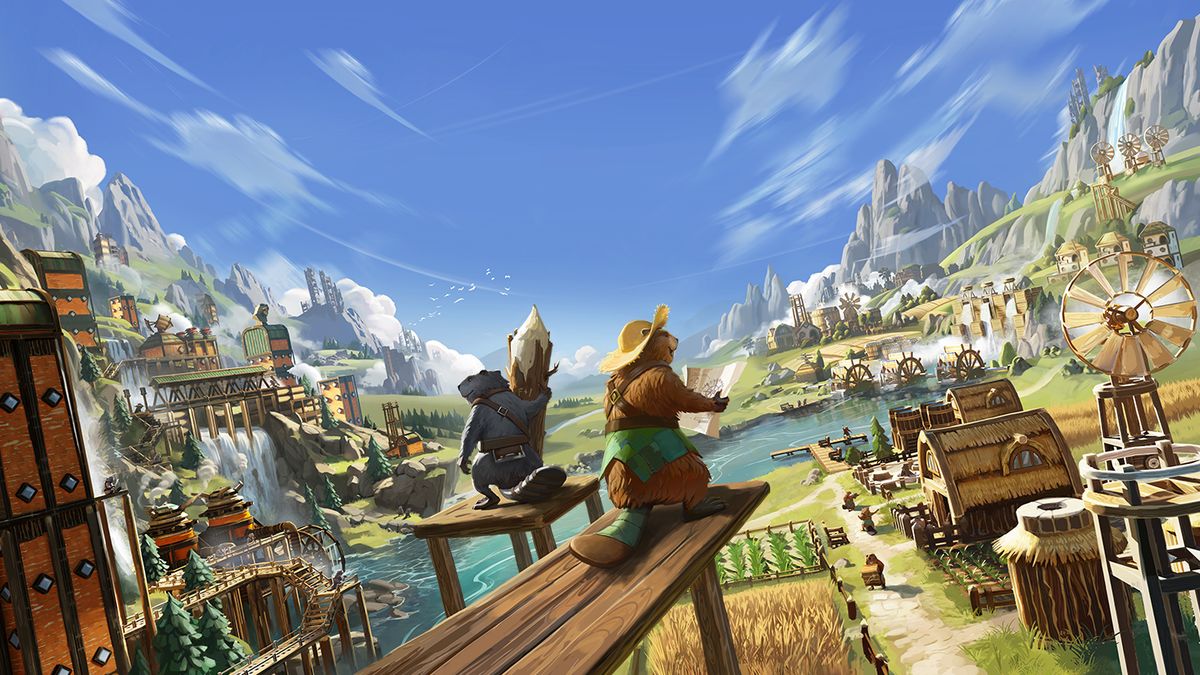 «Бобровый» градострой Timberborn вышел из раннего доступа