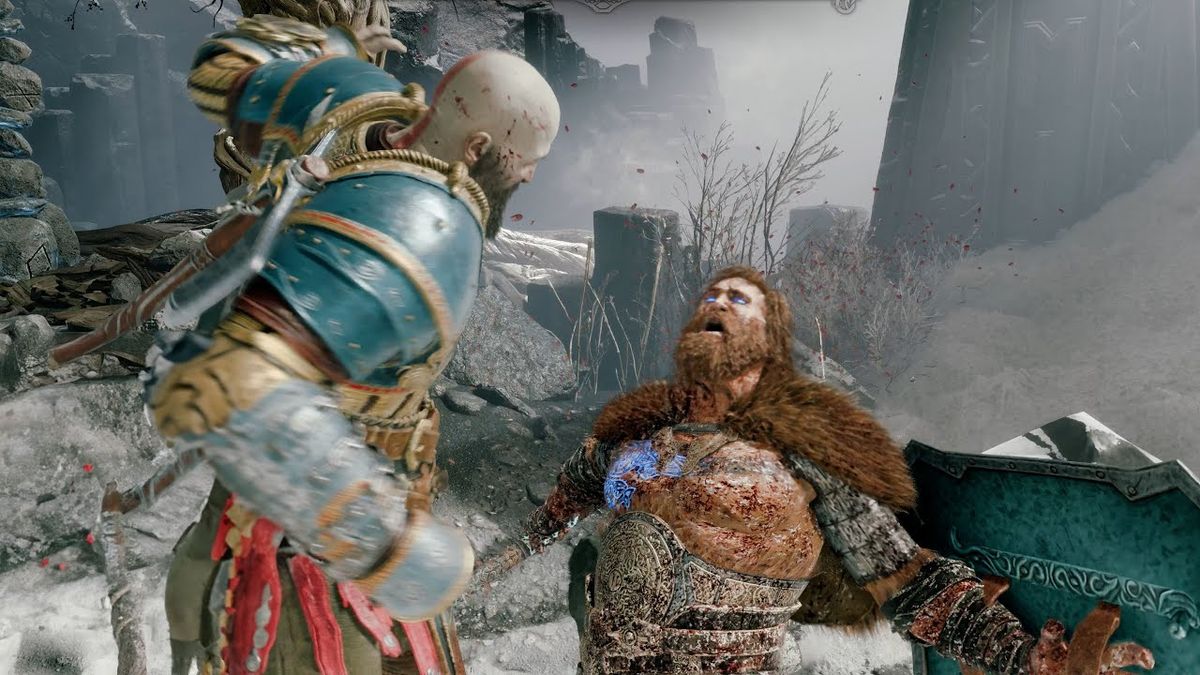 Обложка: скриншот God of War
