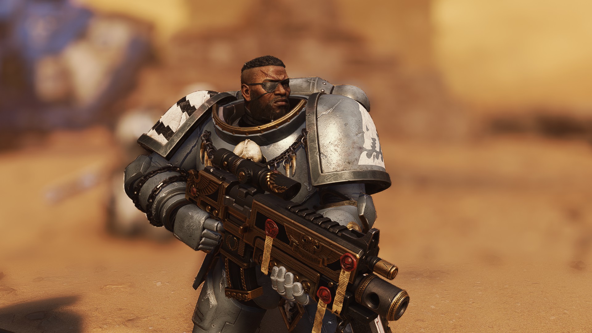 Обложка: видеоигра Warhammer 40,000: Space Marine 2