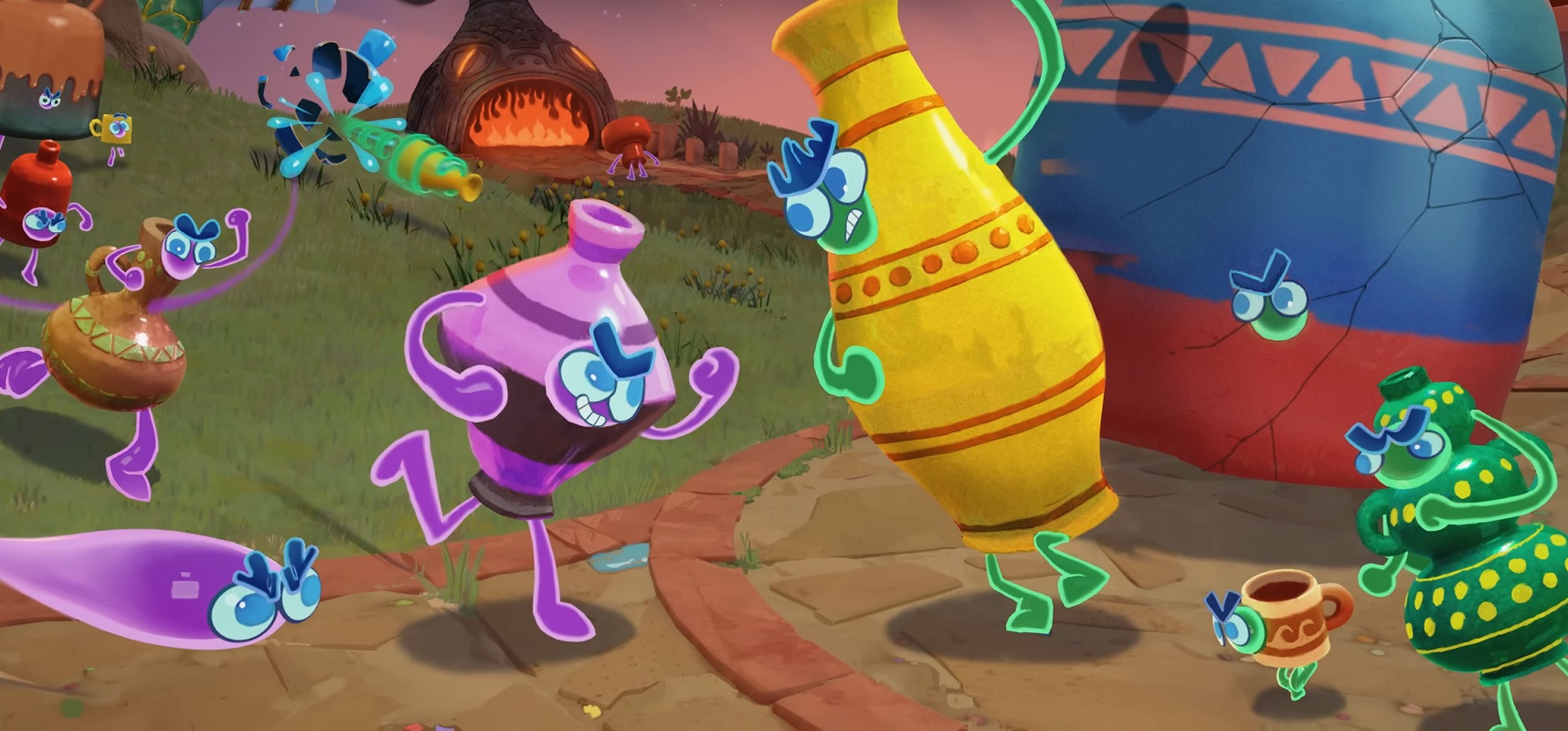 Гончарный файтинг Kiln создателей Psychonauts и Grim Fandango получил релизный трейлер