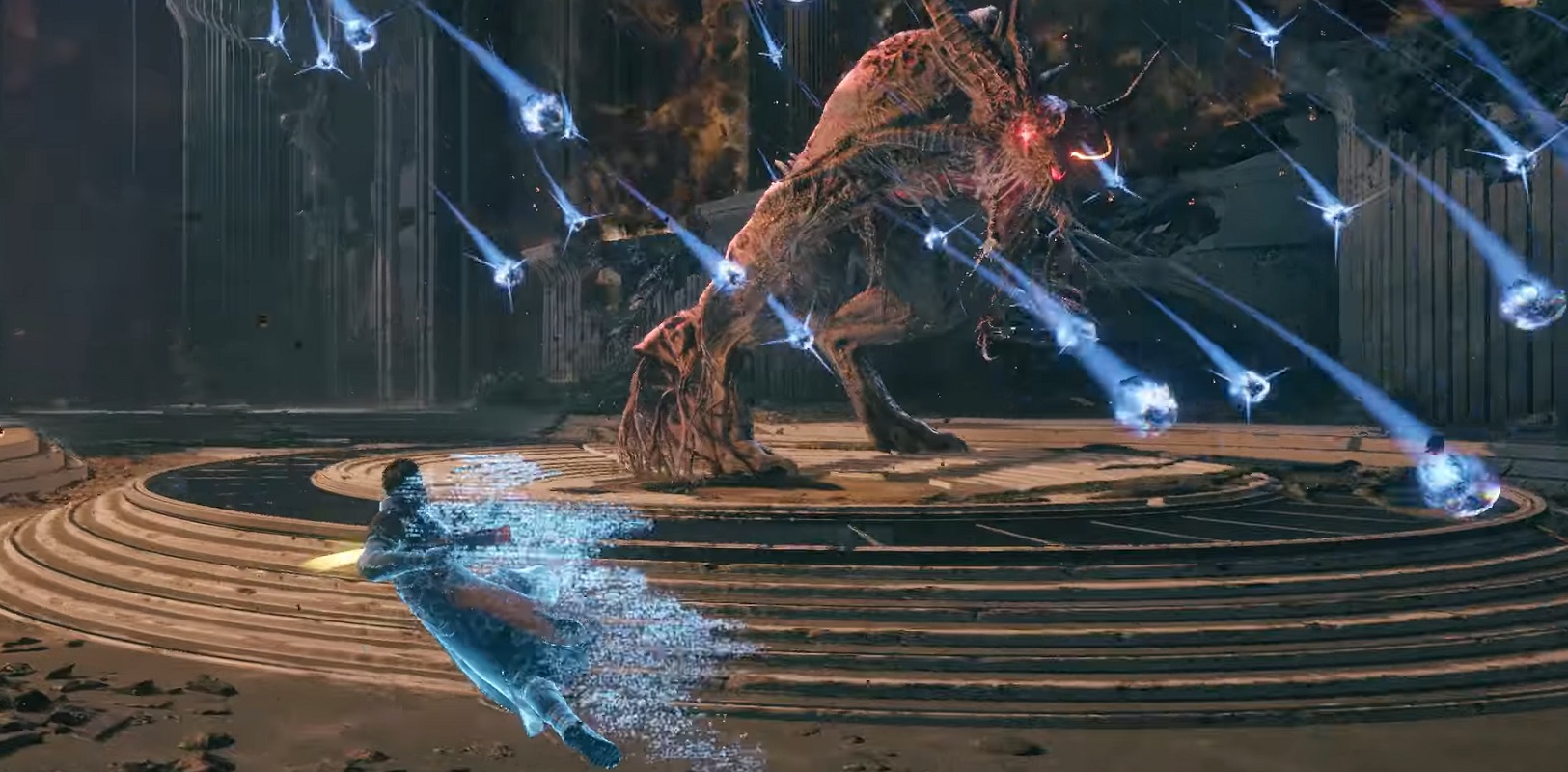 В свежем геймплейном ролике Saros показали снаряды, которые «поглощают сам пол под ногами»