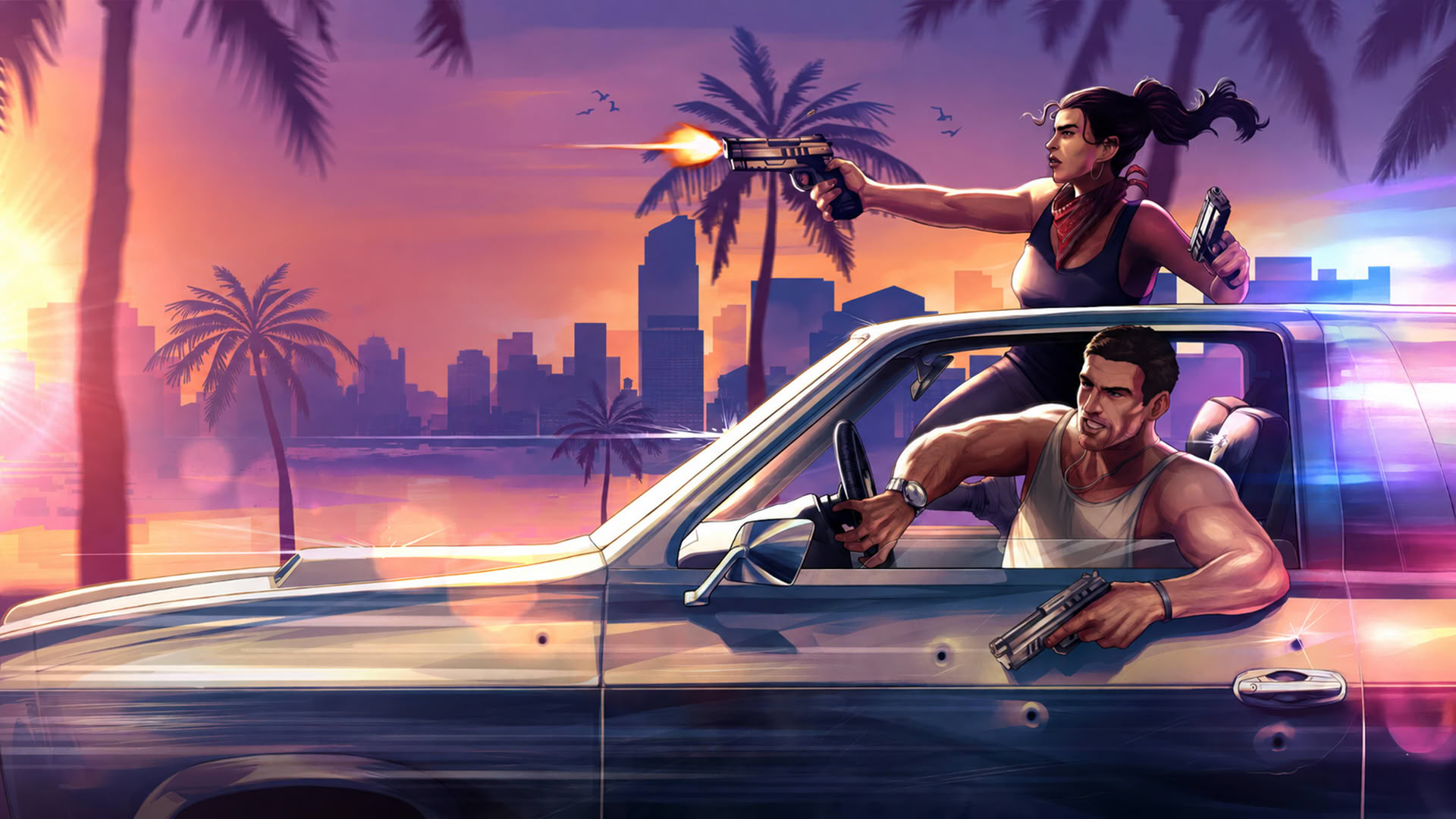 Обложка: видеоигра Grand Theft Auto VI