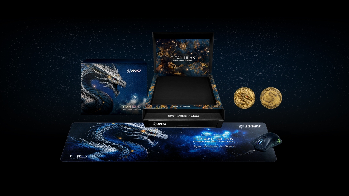 MSI показала на Computex 2026 новую консоль Claw 8 EX AI+ и ноутбук Titan 18 HX Dragon Edition Draco Epic