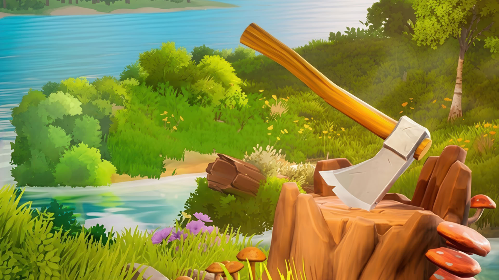 Обзор A Game About Chopping Trees — топор, лес и вы