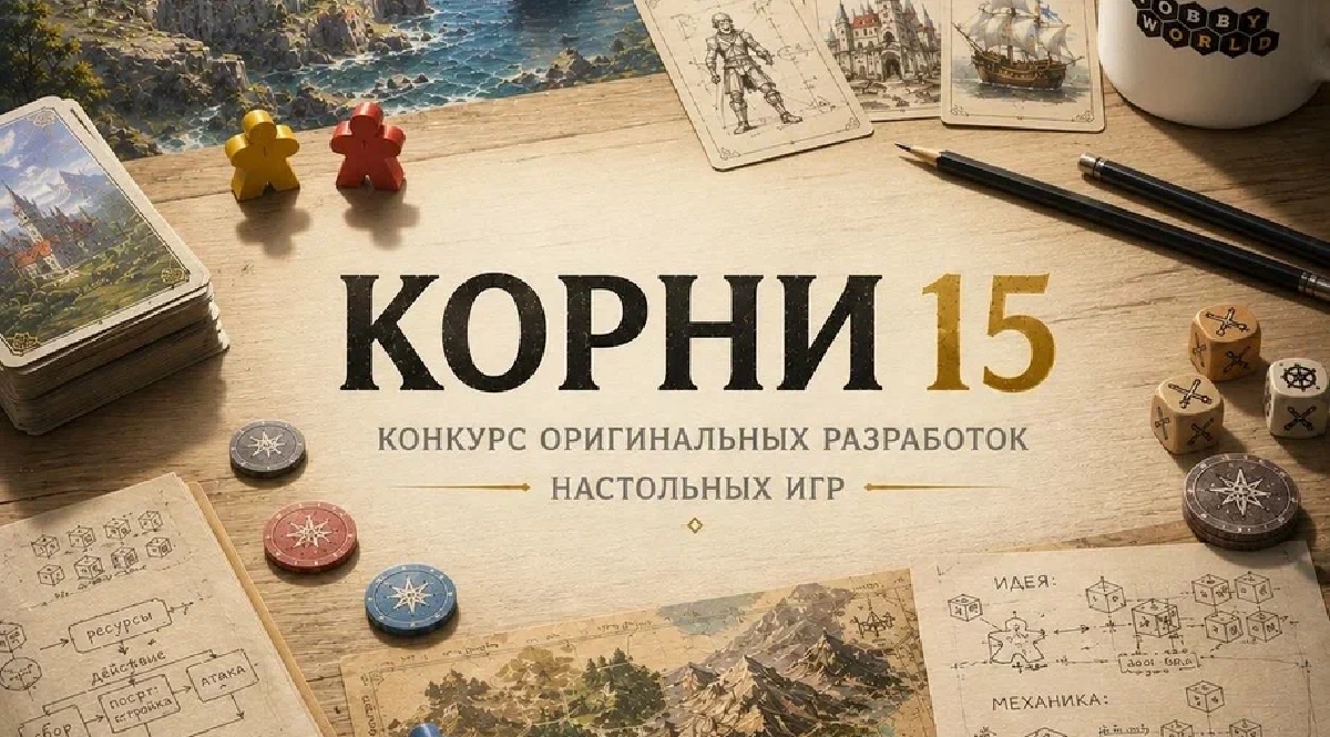 Hobby World приглашает любителей и создателей настольных игр поучаствовать в конкурсе «КОРНИ»