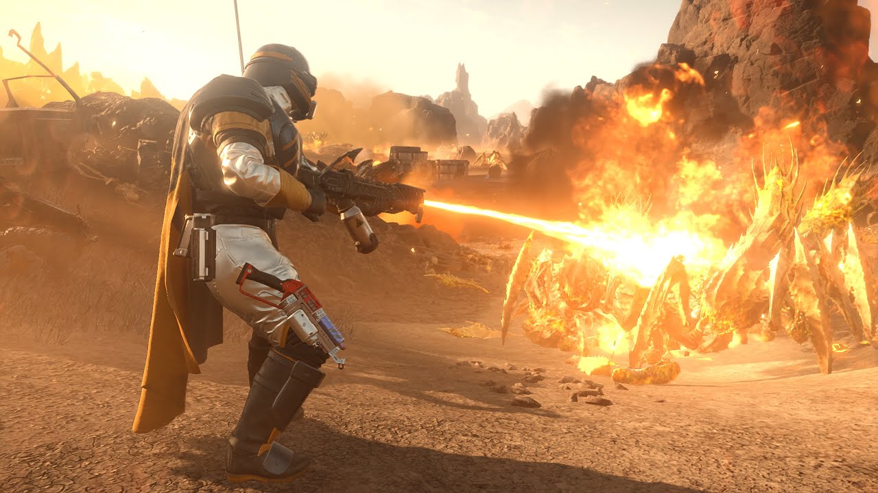 Разработчики Helldivers 2 изменили поведение врагов и улучшили статистику карьеры