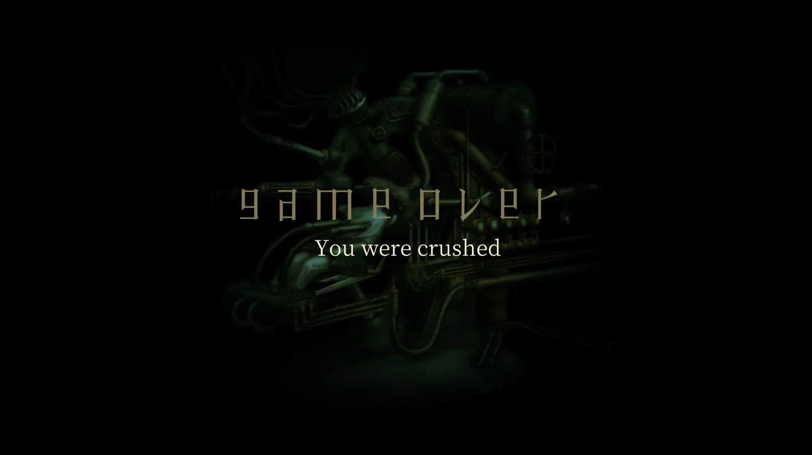 Экран Game Over