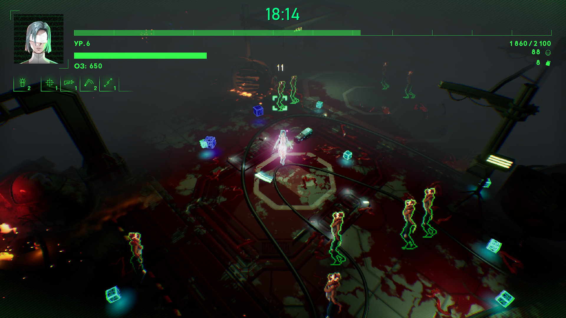 Крови будет много.

Источник: видеоигра Let Them Come: Onslaught