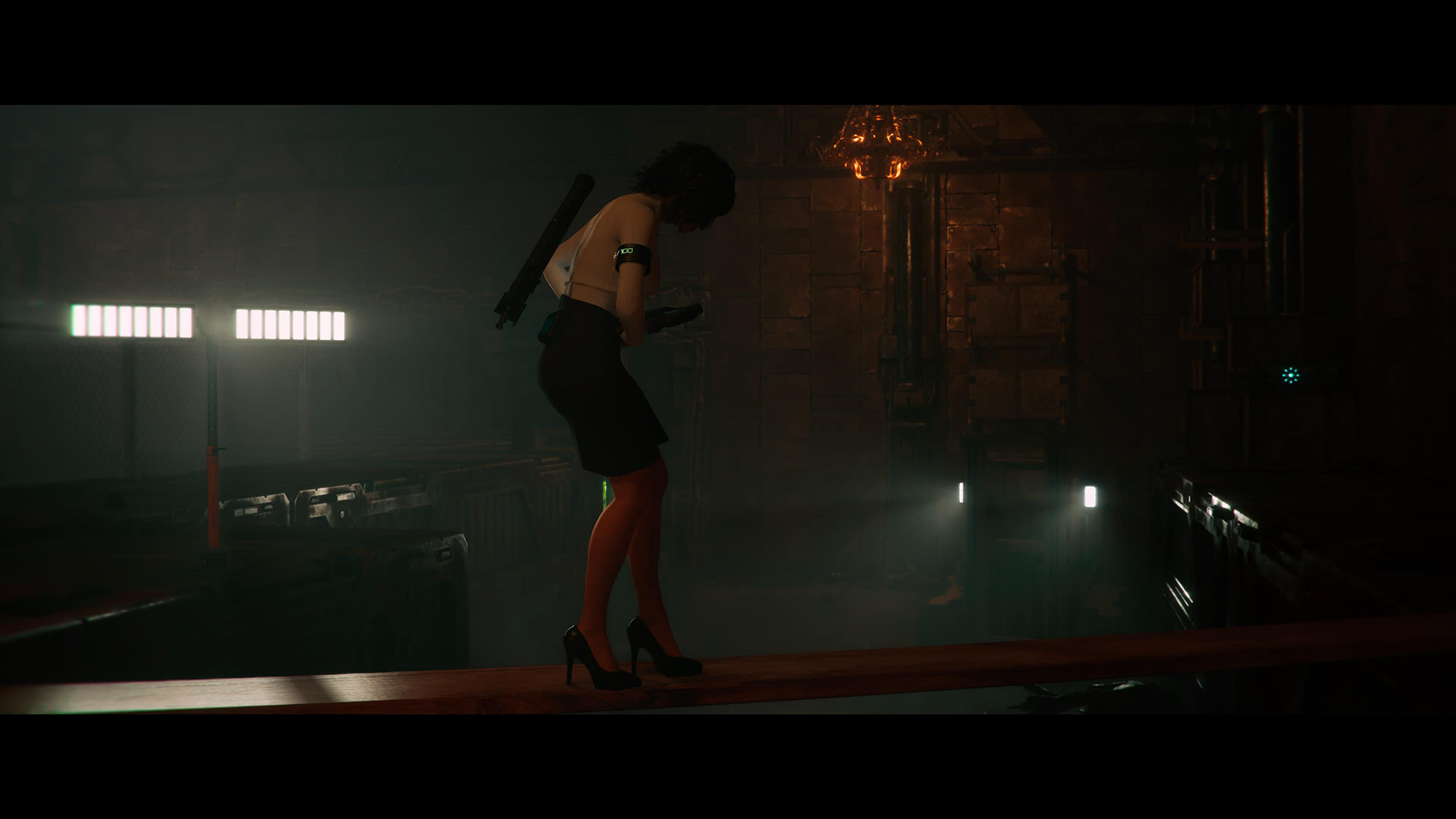 В поисках очередного ящика с расходниками.

Источник: видеоигра Code Violet