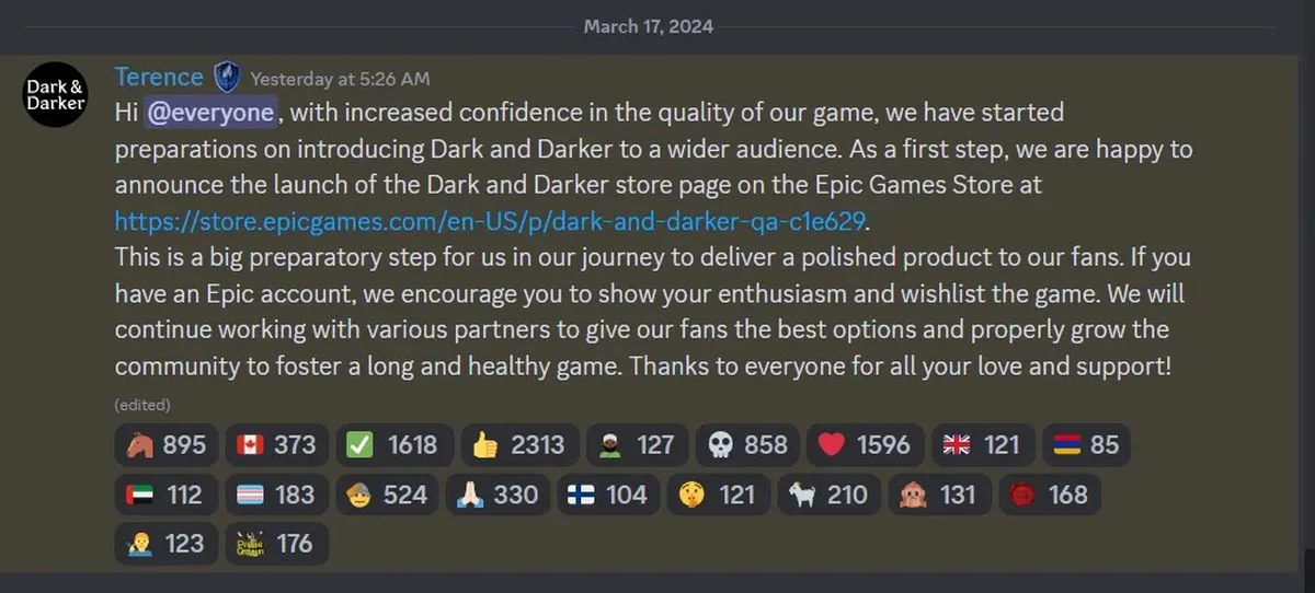 Удалённый из Steam боевик Dark and Darker выйдет в Epic Games Store - фото 1