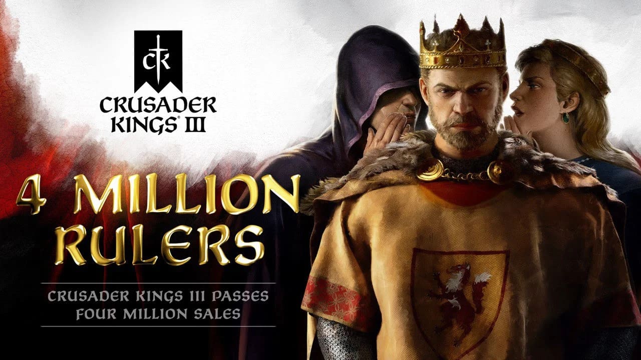 Успех Crusader Kings III: Игра продалась более 4 миллионов раз - изображение 1 Успех Crusader Kings III: Игра продалась более 4 миллионов раз - фото 1