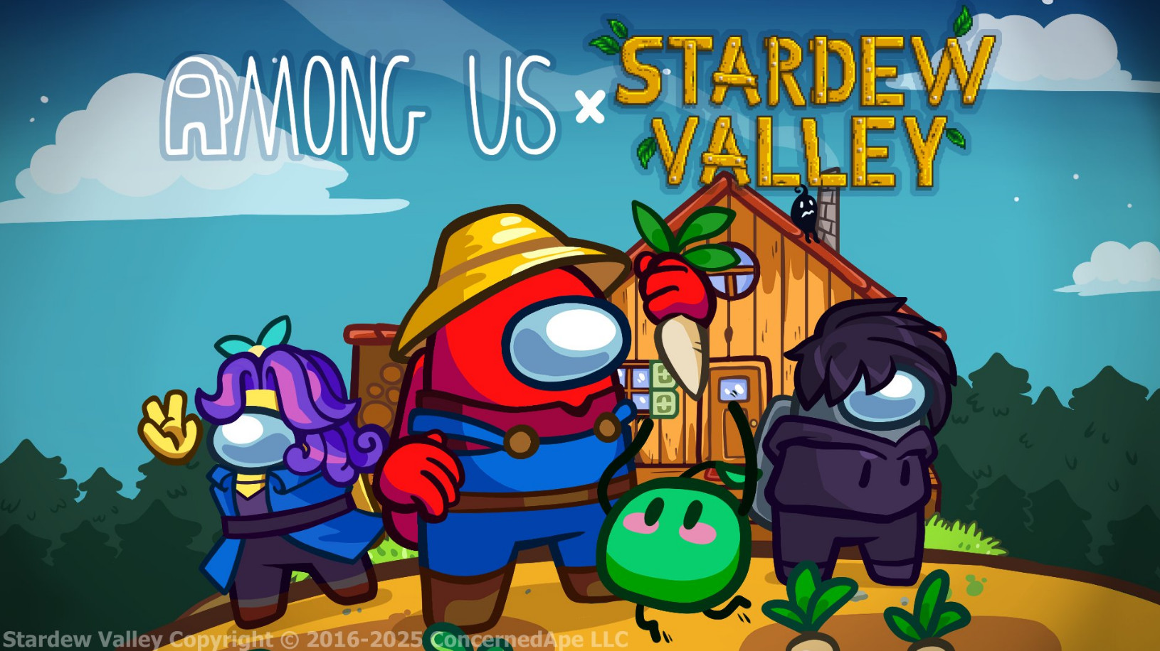 Сюрприз в космосе: Among Us встречает Stardew Valley