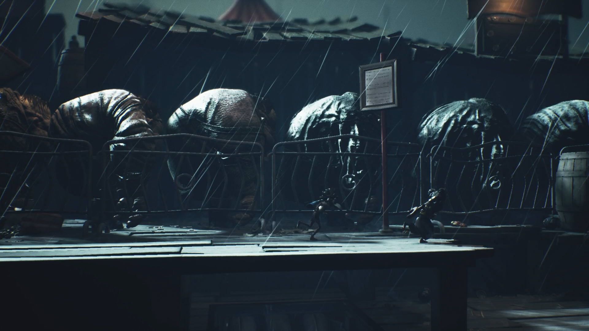 И вновь — референс к первой части.
Источник: видеоигра Little Nightmares 3