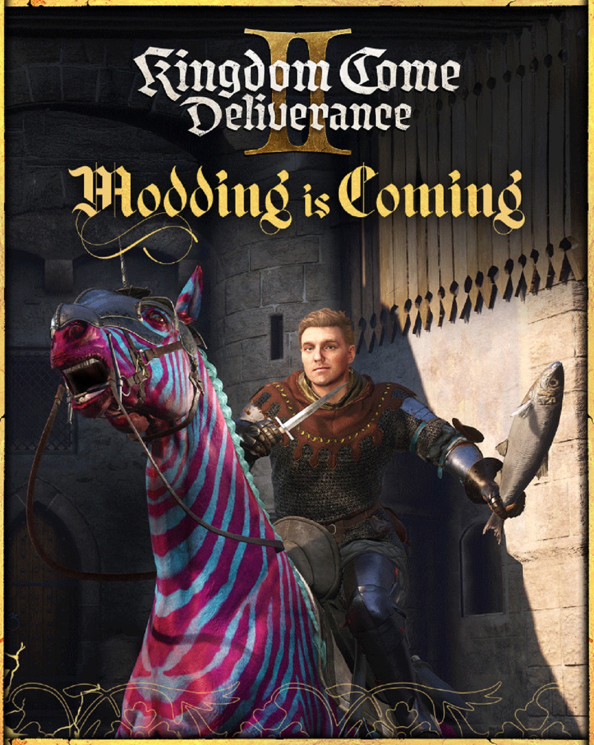 Анонс моддинга Kingdom Come: Deliverance 2 сопроводили картинкой с Индро на розовой зебре - изображение 1 Анонс моддинга Kingdom Come: Deliverance 2 сопроводили картинкой с Индро на розовой зебре - фото 1