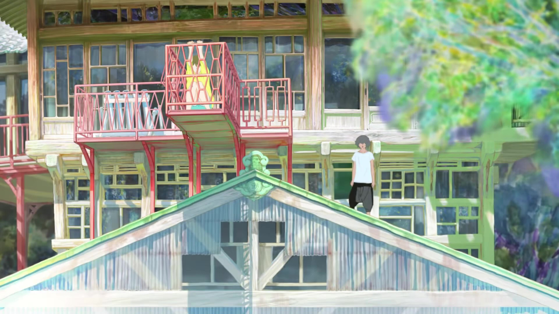 Художник фонов, Ёситоси Синомия, тот самый, кто работал над «Твоим именем» и «Садом изящных слов», что обещает очень красивую визуальную часть.
Источник: студия Outrigger