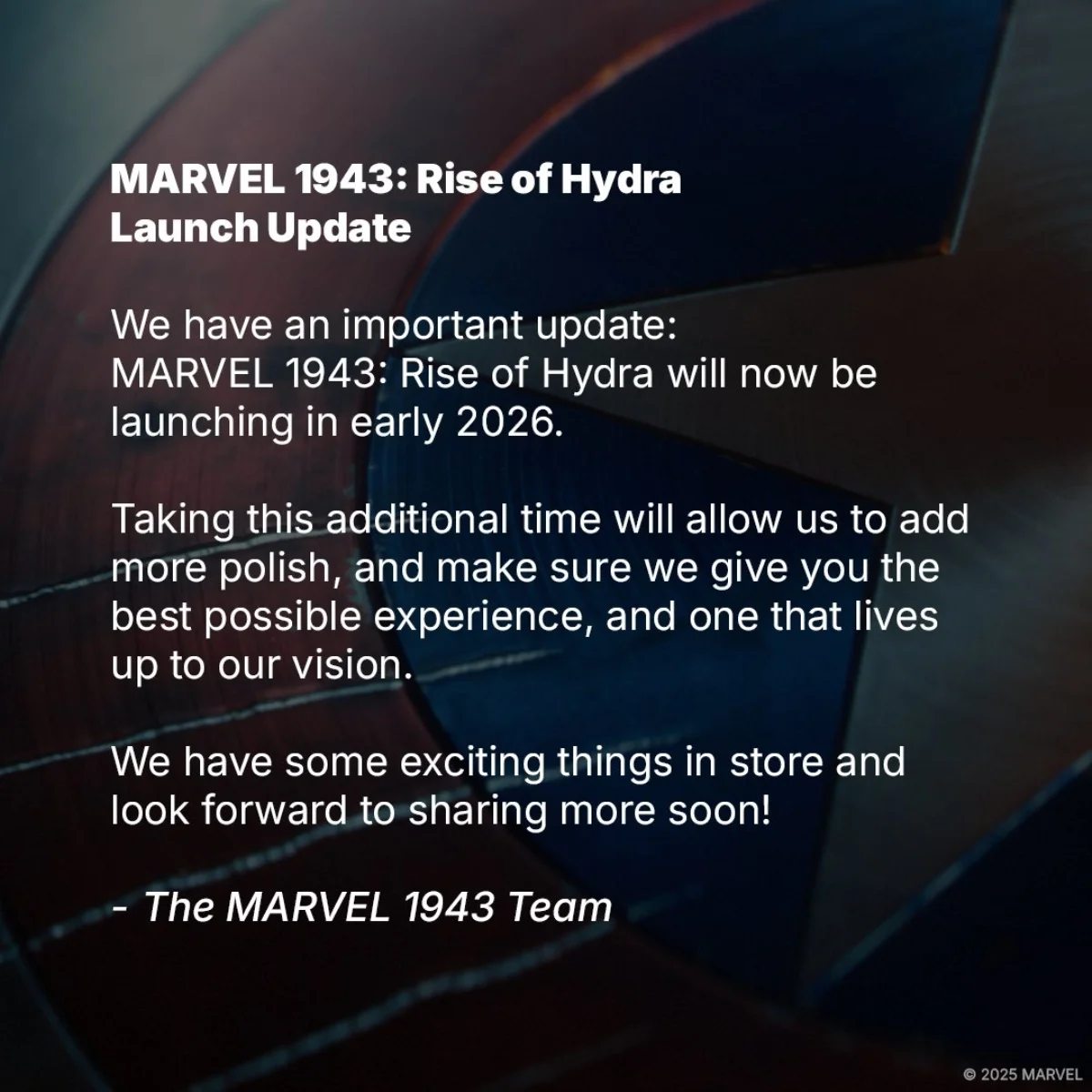 Marvel 1943: Rise of Hydra откладывается — но это к лучшему