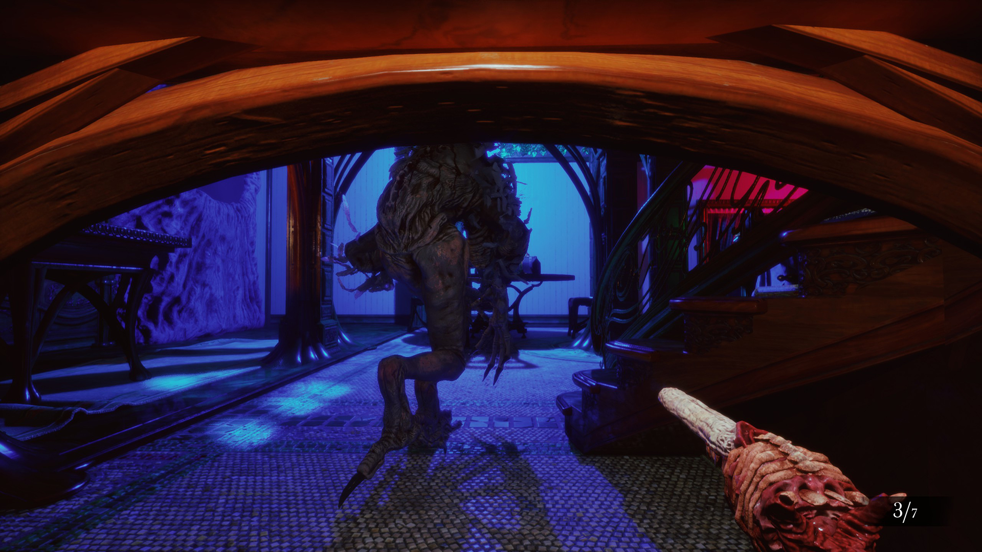 Придётся не только стрелять, но и прятаться.

Источник: видеоигра Dead Format