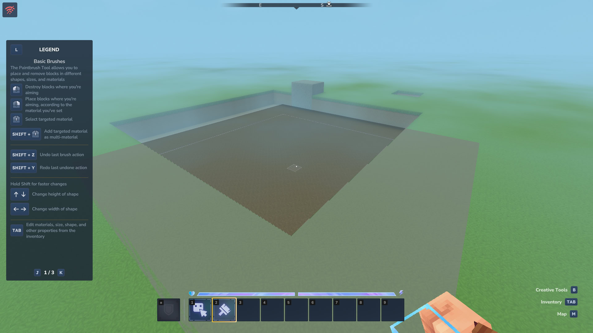 В Minecraft без модов строителям приходится вручную расставлять или ломать блоки. В Hytale аналогичный объём работы выполняется за несколько кликов.
Источник: видеоигра Hytale