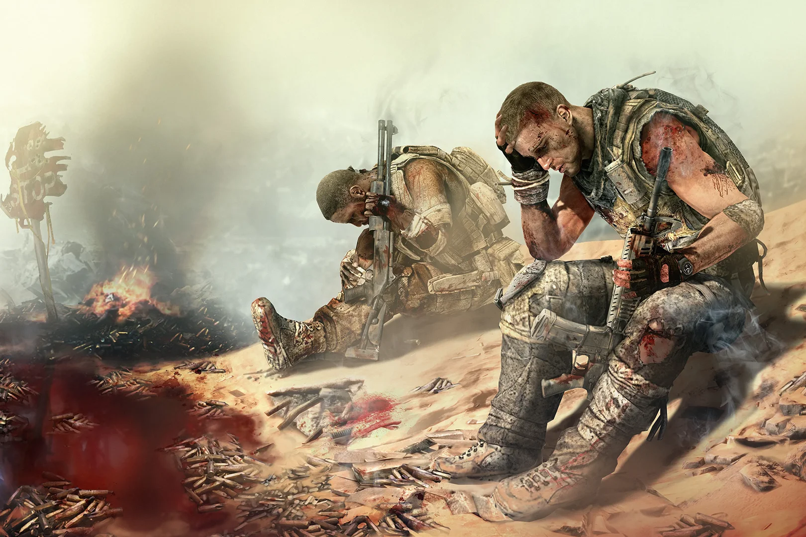 Проходите игру осторожно, можно словить ПТСР.

Источник: видеоигра Spec Ops: The Line