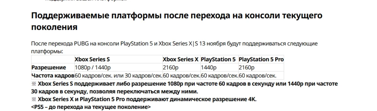 PUBG прощается с прошлым поколением консолей: что ждёт игроков