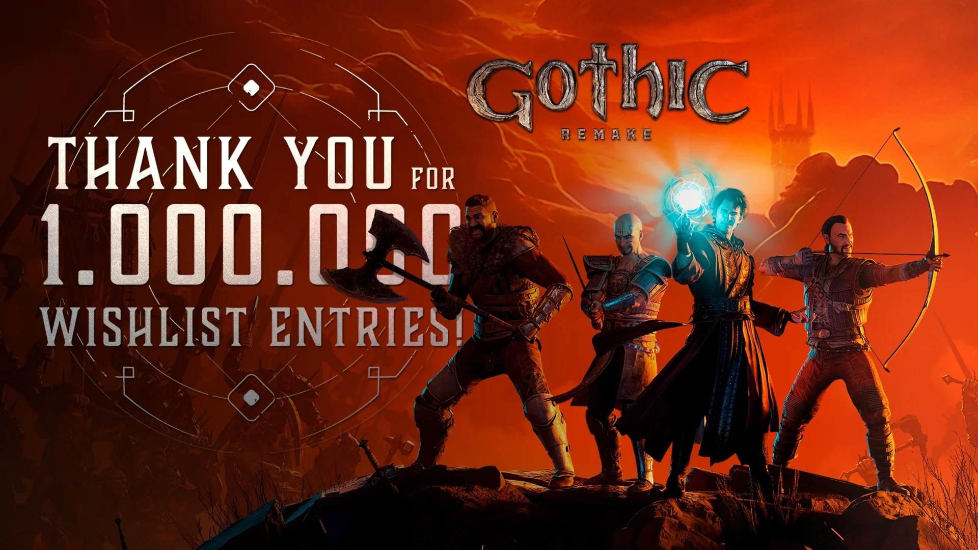 Gothic 1 Remake бьёт рекорды: больше миллиона добавлений в Wishlist Steam!