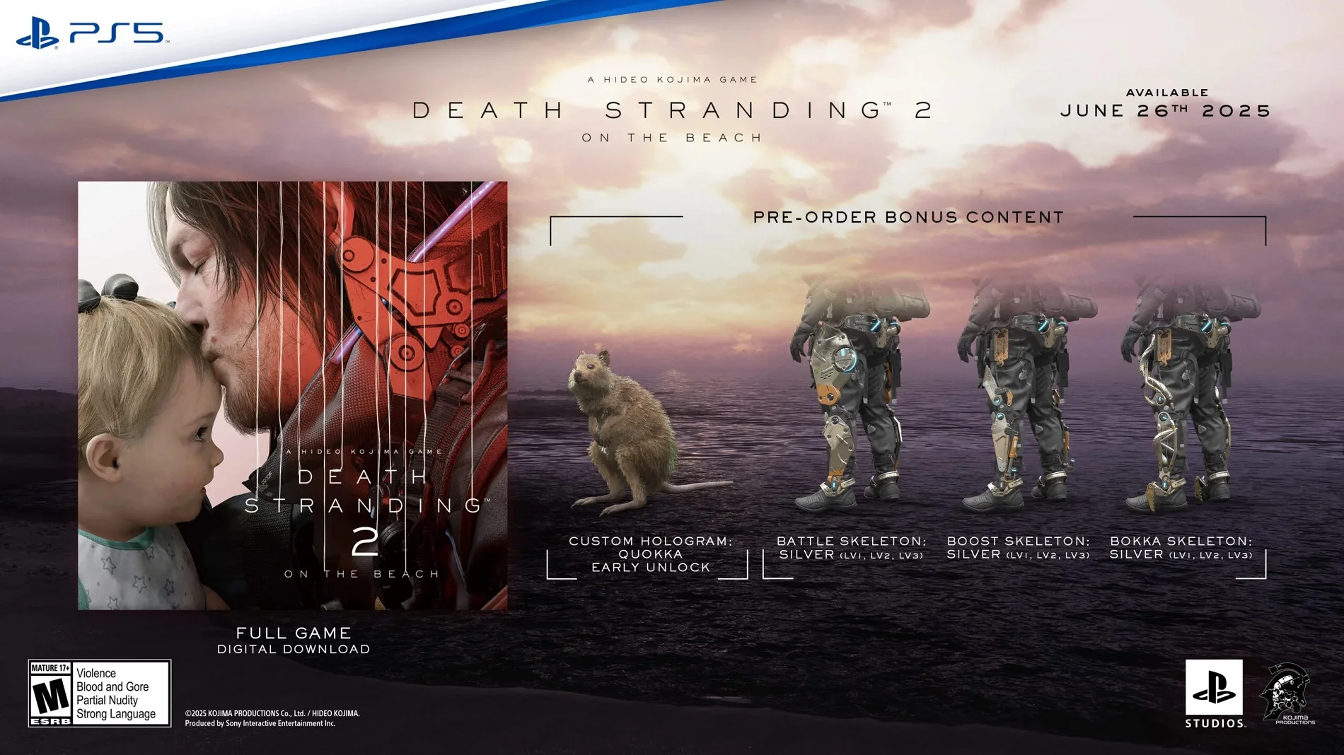 В коллекционное издание Death Stranding 2: On The Beach войдёт письмо Хидео Кодзимы - изображение 1 В коллекционное издание Death Stranding 2: On The Beach войдёт письмо Хидео Кодзимы - фото 1