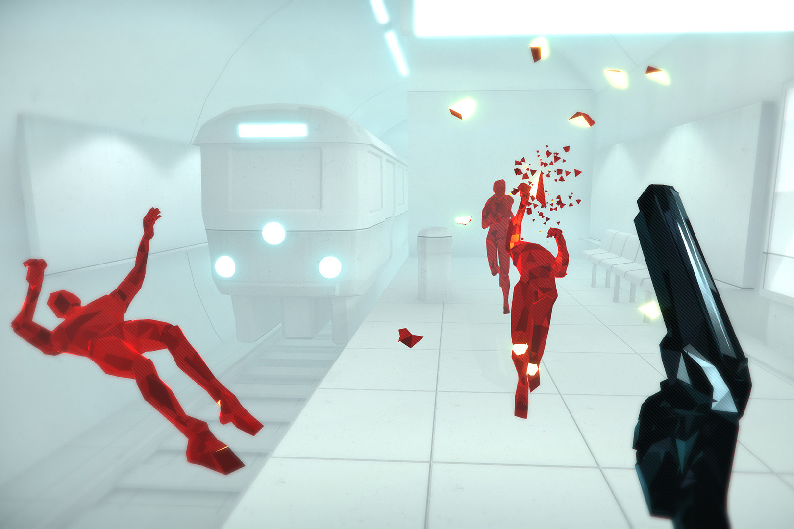 Superhot с её правилом «время движется, только если двигаешься ты» родилась на джеме и перевернула представление об экшене, сделав каждый шаг тактическим решением.

Источник: видеоигра Superhot
