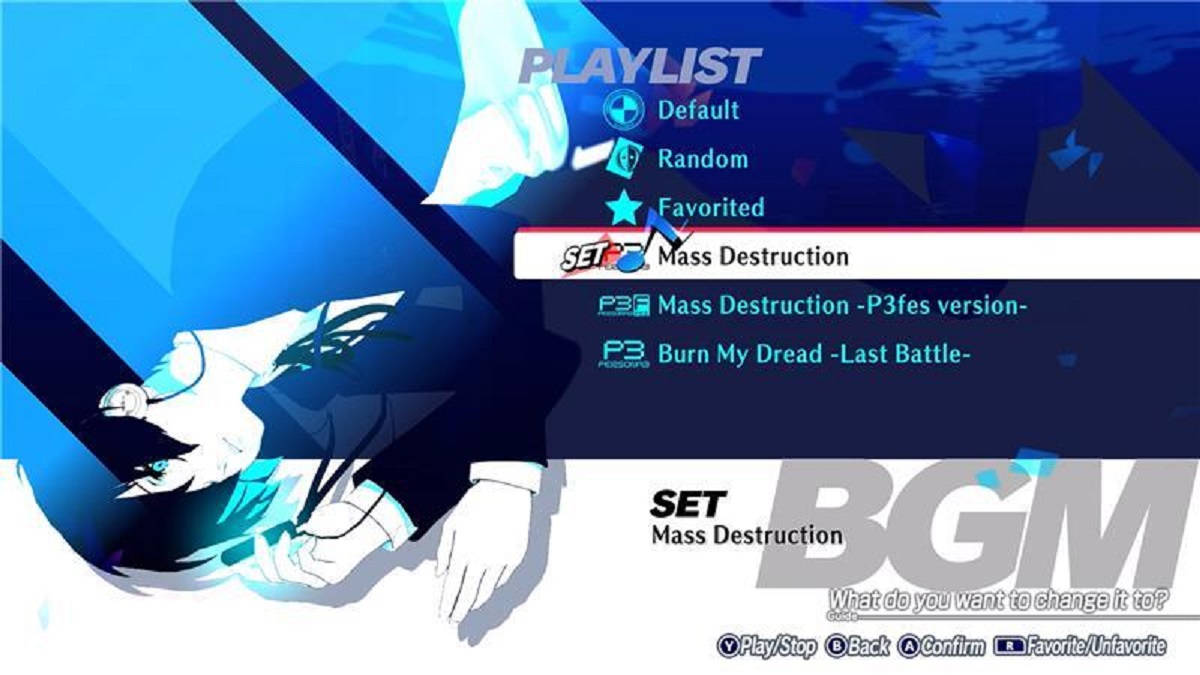 Музыкальное обновление для Persona 3 Reload