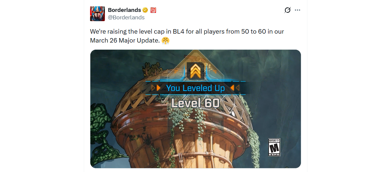 Повышение уровня в Borderlands 4: что ждет игроков 26 марта