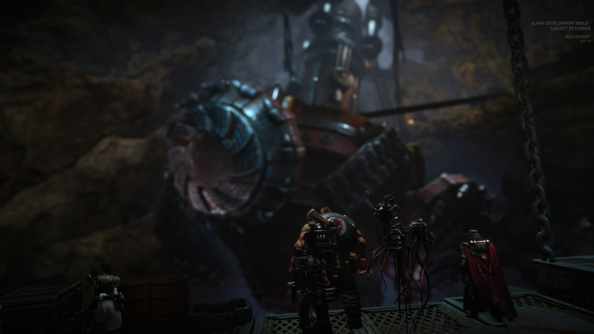 Обычная буровая установка археолога в М41.
Источник: видеоигра Warhammer 40,000: Dark Heresy