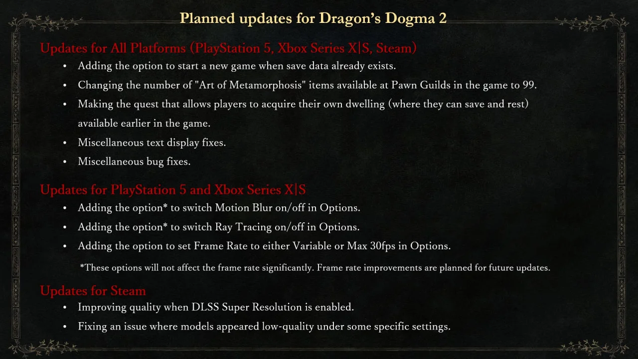 Авторы Dragons Dogma 2 раскрыли ближайшие планы по поддержке игры - фото 1