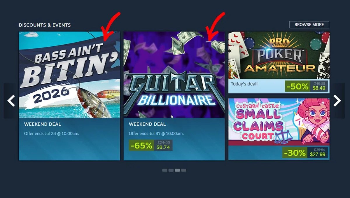 Steam анонсировал фестивали и распродажи на первую половину 2026 года: что ждёт игроков